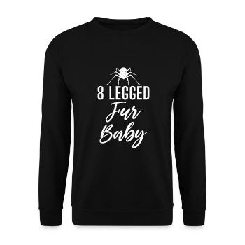 Spider Lover Gifts - Unisex Sweatshirt - black - Front - Alina (178cm) & Michal (187cm)