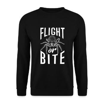 Cadeaux d’amoureux de l’araignée - Sweat-shirt Unisexe - noir - Devant - Alina (178cm) & Michal (187cm)