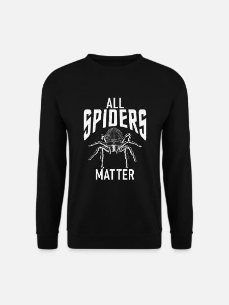 Spider Lover Gifts - Unisex Sweatshirt - black