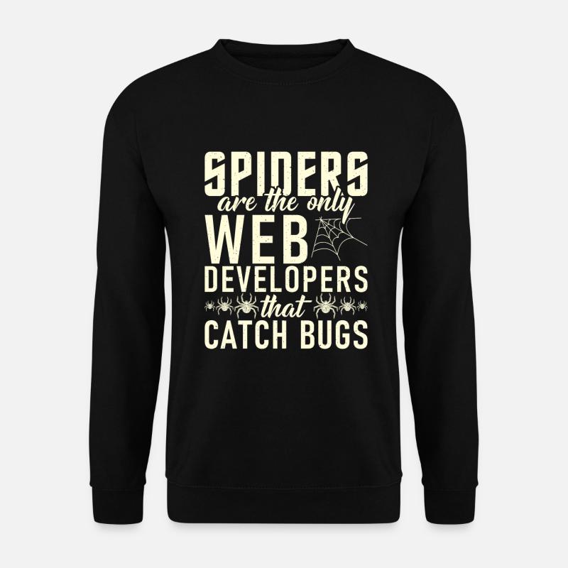 Spider Lover Gifts - Unisex Sweatshirt - black