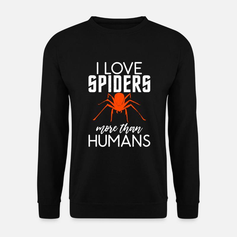 Spider Lover Gifts - Unisex Sweatshirt - black
