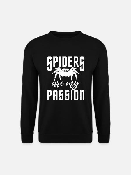 Spider Lover Gifts - Unisex Sweatshirt - black