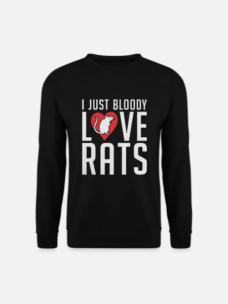 Rat Owner Gift Rats Lover - Unisex Sweatshirt - black
