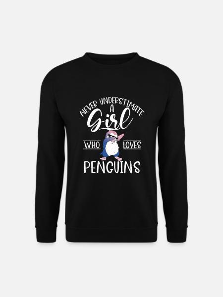 Pinguinliebhaber Pinguin Geschenke - Unisex Pullover - Schwarz