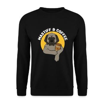 Mastiff - Unisex Pullover - Schwarz - Vorne - Alina (178cm) & Michal (187cm)