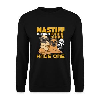 Mastiff - Unisex Pullover - Schwarz - Vorne - Alina (178cm) & Michal (187cm)