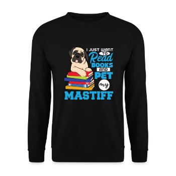 Mastiff - Unisex Pullover - Schwarz - Vorne - Alina (178cm) & Michal (187cm)
