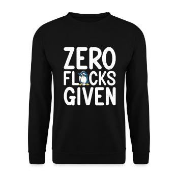 Penguin Lover Penguin Gifts - Unisex Sweatshirt - black - Front - Alina (178cm) & Michal (187cm)