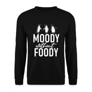Penguin Lover Penguin Gifts - Unisex Sweatshirt - black - Front - Alina (178cm) & Michal (187cm)