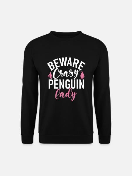 Pinguinliebhaber Pinguin Geschenke - Unisex Pullover - Schwarz