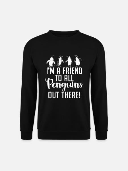 Penguin Lover Penguin Cadeaux - Sweat-shirt Unisexe - noir