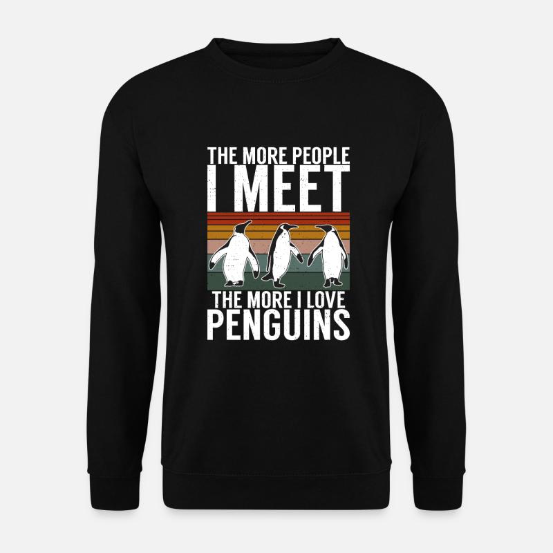 Penguin Lover Penguin Gifts - Unisex Sweatshirt - black