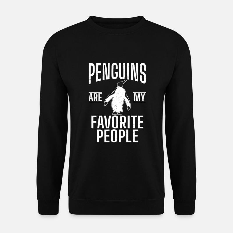 Penguin Lover Penguin Cadeaux - Sweat-shirt Unisexe - noir
