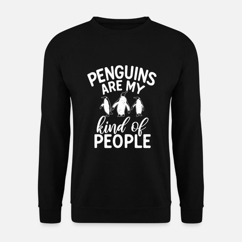 Penguin Lover Penguin Cadeaux - Sweat-shirt Unisexe - noir