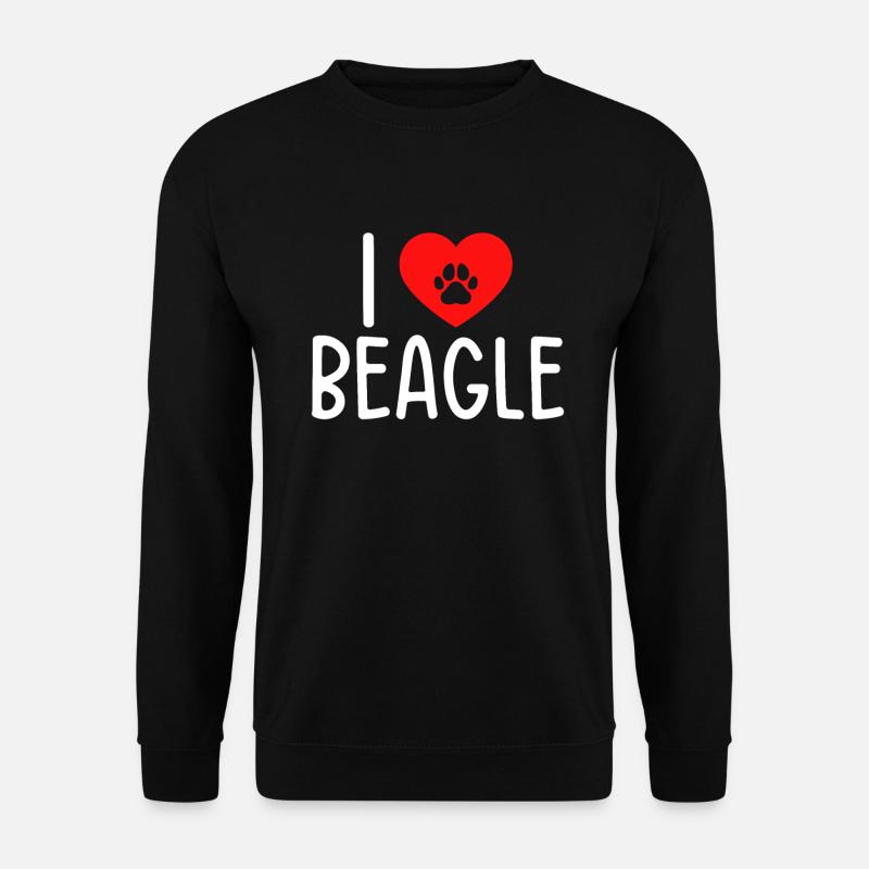 Beagle Geschenk Beagle Besitzer - Unisex Pullover - Schwarz