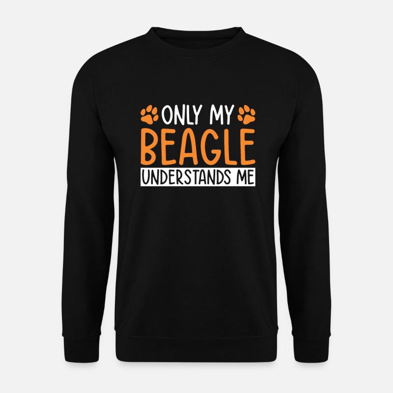 Beagle Geschenk Beagle Besitzer - Unisex Pullover - Schwarz