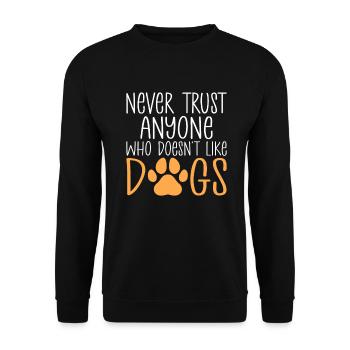 Beagle Gift Beagle Owner - Unisex Sweatshirt - black - Front - Alina (178cm) & Michal (187cm)