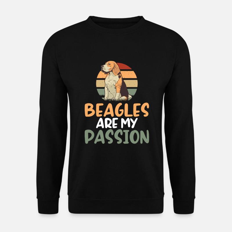 Beagle Geschenk Beagle Besitzer - Unisex Pullover - Schwarz
