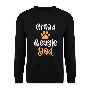 Beagle Gift Beagle Owner - Unisex Sweatshirt - black - Front - Alina (178cm) & Michal (187cm)