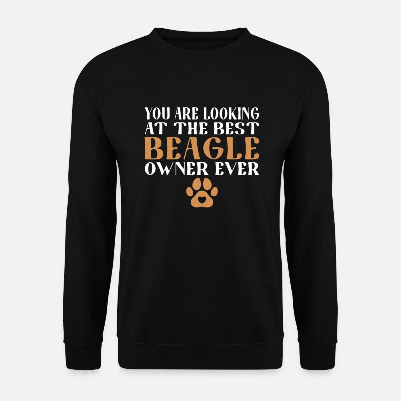 Beagle Geschenk Beagle Besitzer - Unisex Pullover - Schwarz