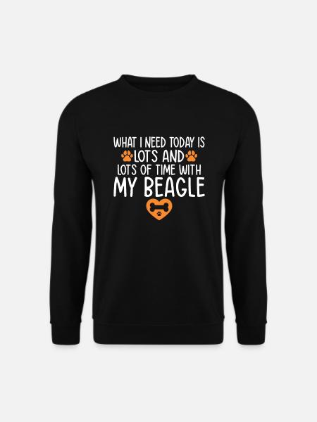 Beagle Gift Beagle Owner - Unisex Sweatshirt - black