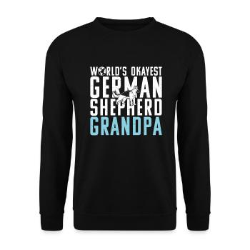 Cadeaux de berger allemand - Sweat-shirt Unisexe - noir - Devant - Alina (178cm) & Michal (187cm)