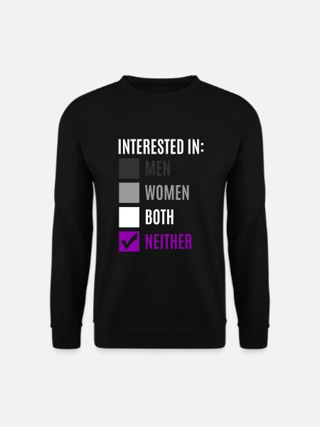 Asexual Proud Stolz Geschenk - Unisex Pullover - Schwarz