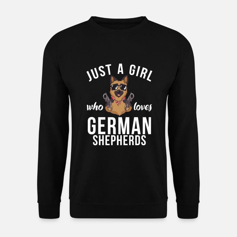 Deutscher Schäferhund Geschenke - Unisex Pullover - Schwarz