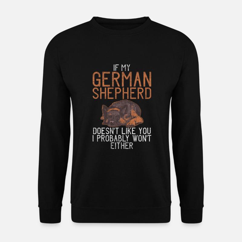 German Shepherd Gifts - Unisex Sweatshirt - black