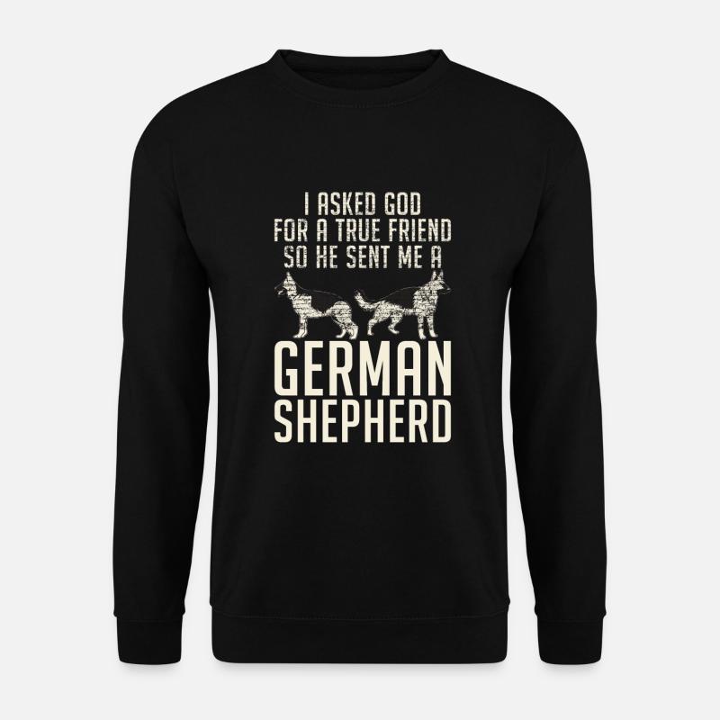 Deutscher Schäferhund Geschenke - Unisex Pullover - Schwarz