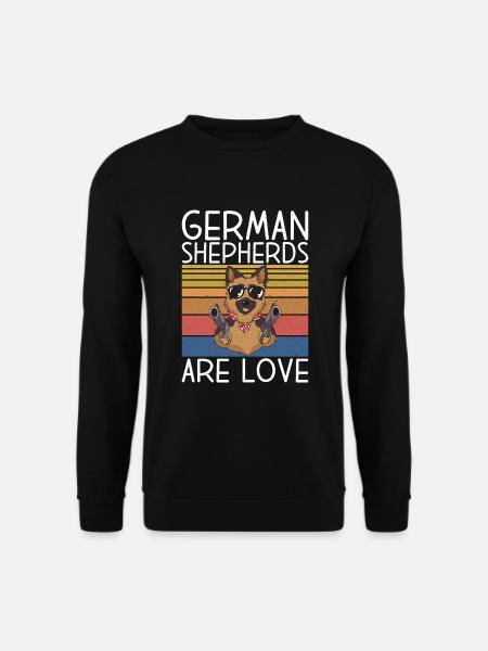 German Shepherd Gifts - Unisex Sweatshirt - black