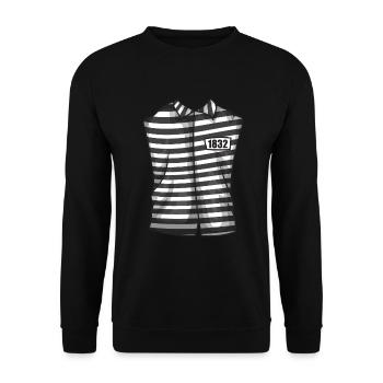 Princess Costume - Unisex Sweatshirt - black - Front - Alina (178cm) & Michal (187cm)