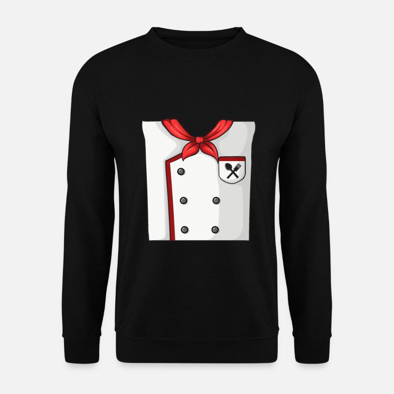 Koch-Kostüm - Unisex Pullover - Schwarz