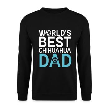 Chihuahua Cadeaux Chihuahua Propriétaire - Sweat-shirt Unisexe - noir - Devant - Alina (178cm) & Michal (187cm)