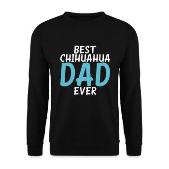 Chihuahua Cadeaux Chihuahua Propriétaire - Sweat-shirt Unisexe - noir - Devant - Alina (178cm) & Michal (187cm)