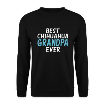 Chihuahua Cadeaux Chihuahua Propriétaire - Sweat-shirt Unisexe - noir - Devant - Alina (178cm) & Michal (187cm)