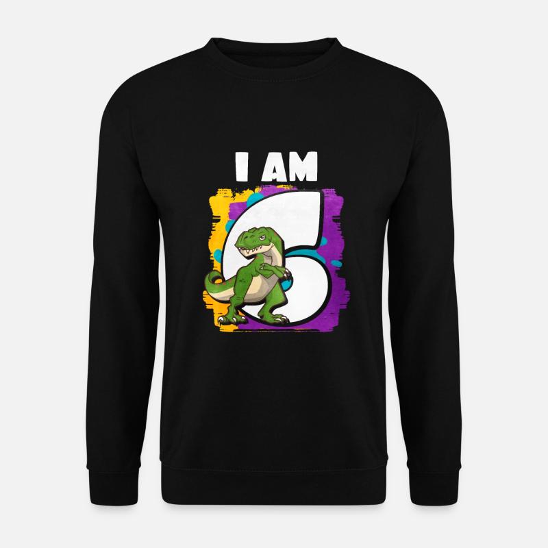 6th birthday - Unisex Sweatshirt - black