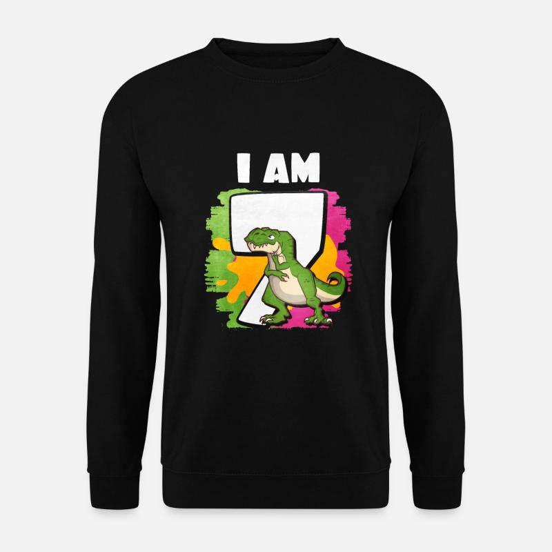 7th birthday - Unisex Sweatshirt - black