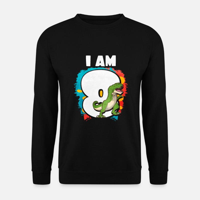 8th birthday - Unisex Sweatshirt - black