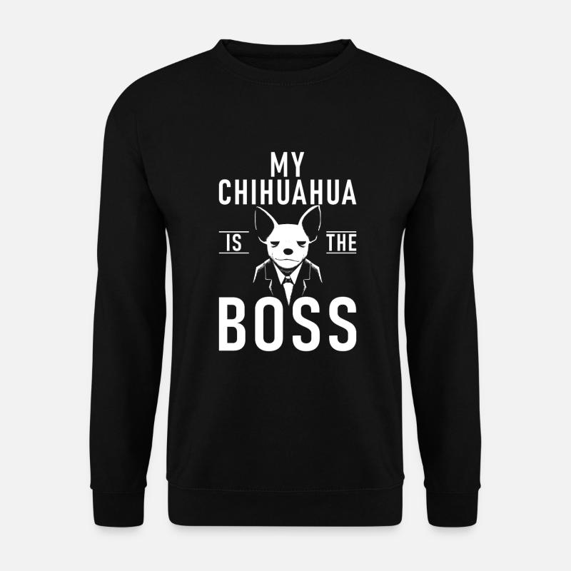 Chihuahua Geschenke Chihuahua Besitzer - Unisex Pullover - Schwarz