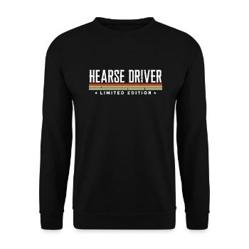 Hearse Driver Limited Edition - Unisex Sweatshirt - black - Front - Alina (178cm) & Michal (187cm)