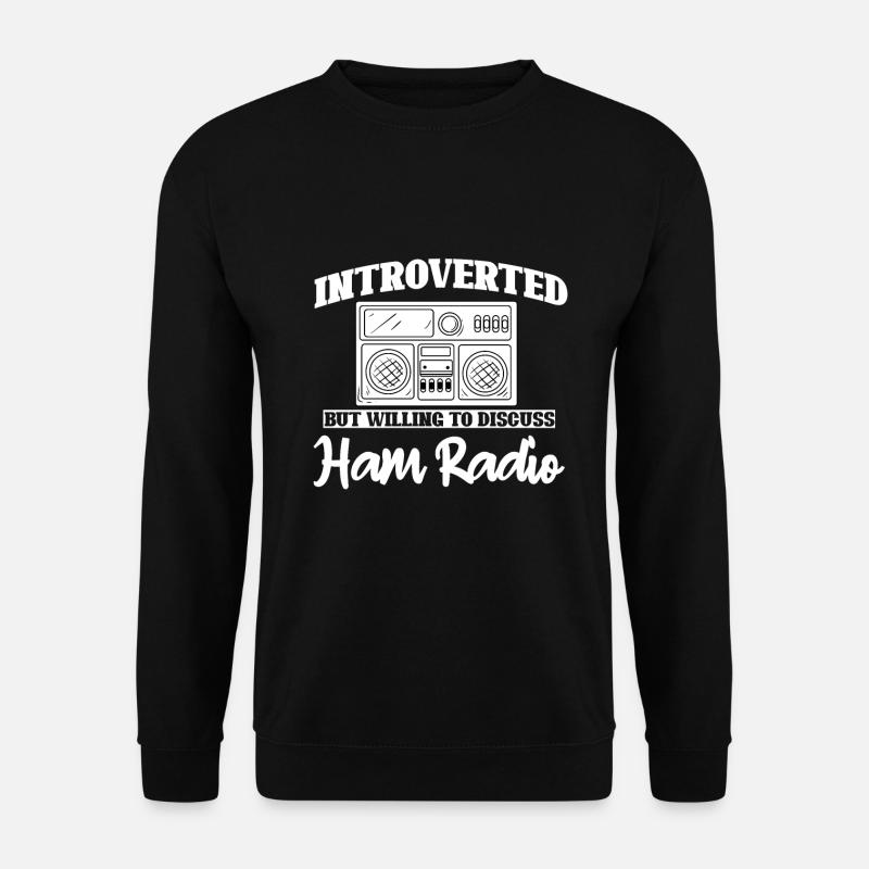 Ham Radio Amateur Radio Funkter Geschenk - Unisex Pullover - Schwarz