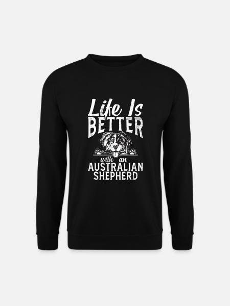 Australian Shepherd Gifts - Unisex Sweatshirt - black