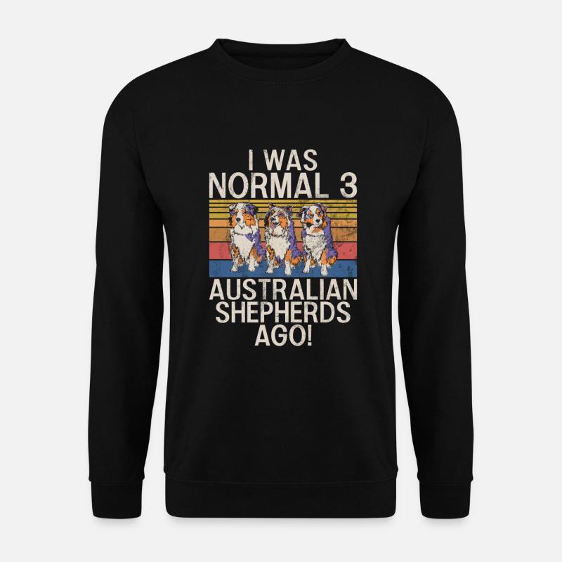 Australian Shepherd Geschenke - Unisex Pullover - Schwarz