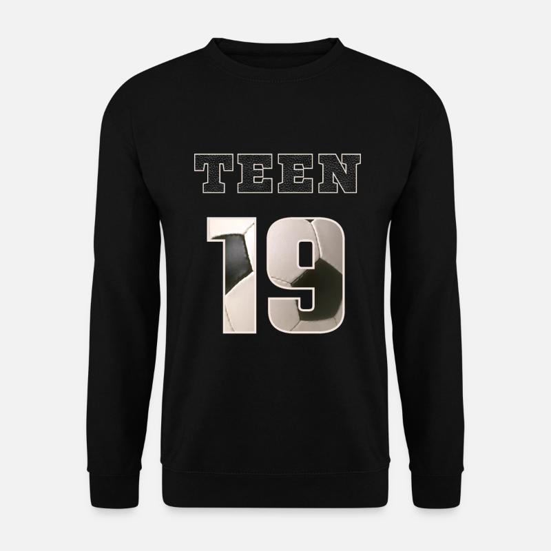 Fussball TEEN 19 Soccer - Unisex Pullover - Schwarz