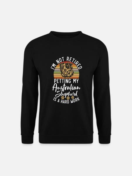 Australian Shepherd Geschenke - Unisex Pullover - Schwarz