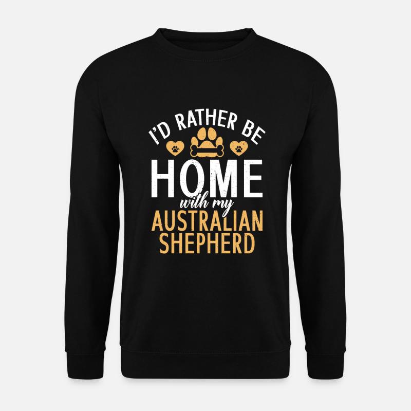 Cadeaux pour berger australien - Sweat-shirt Unisexe - noir