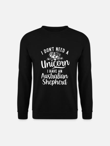 Australian Shepherd Gifts - Unisex Sweatshirt - black