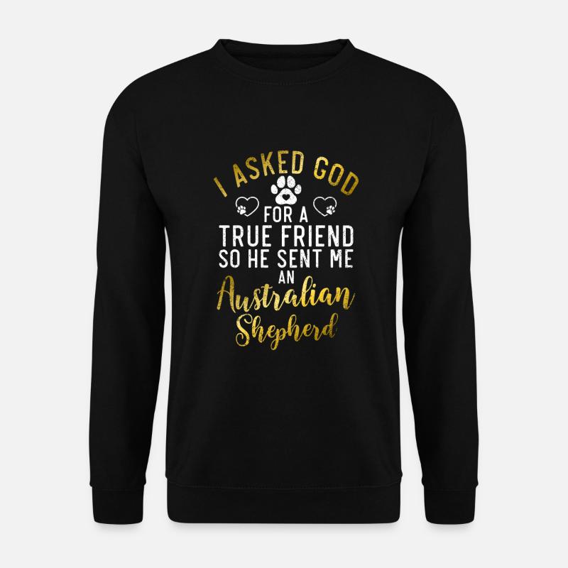 Cadeaux de berger australien - Sweat-shirt Unisexe - noir