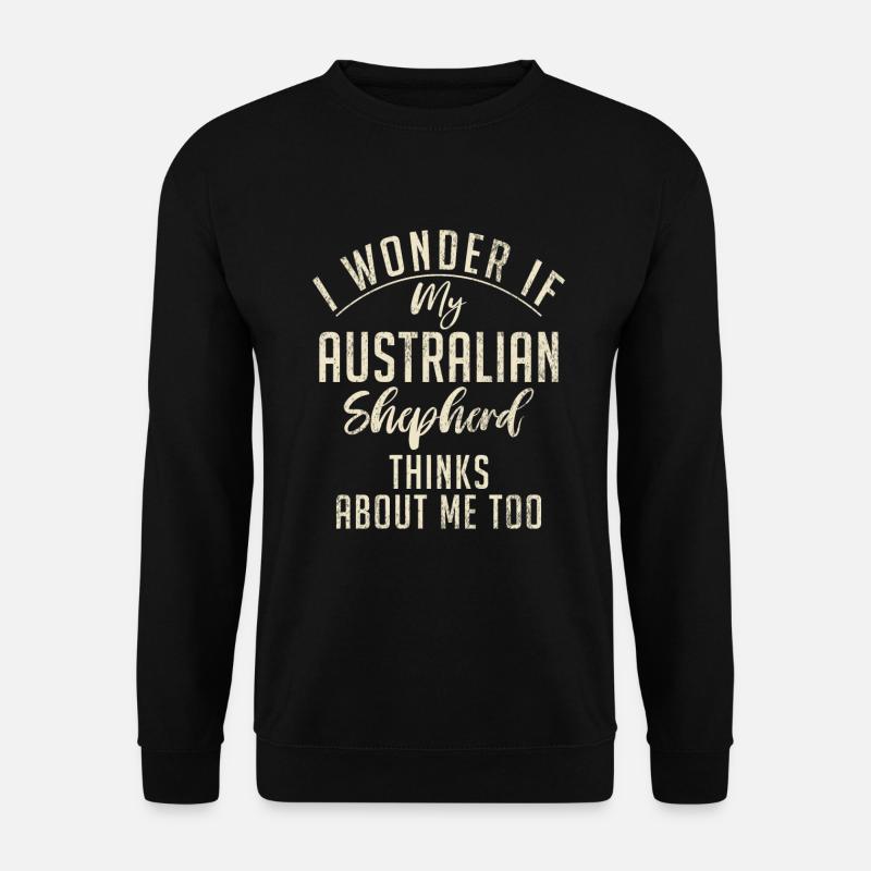 Australian Shepherd Geschenke - Unisex Pullover - Schwarz